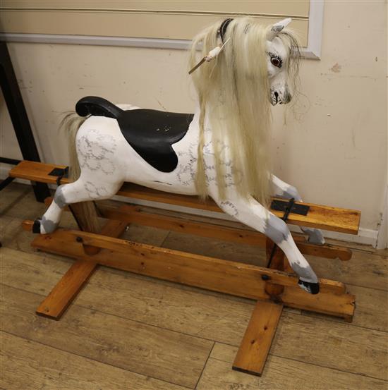 A rocking horse W.128cm